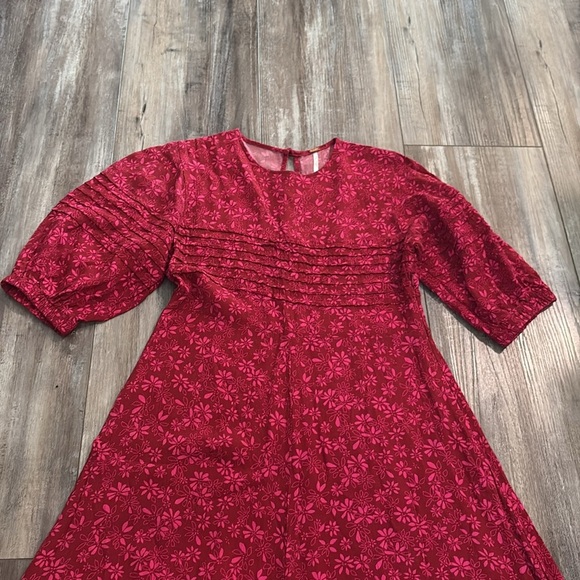 Free People Jessie Midi Dress Ditzy Floral size 6 - Picture 8 of 11